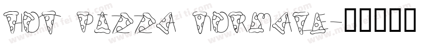 Hot Pizza normale字体转换